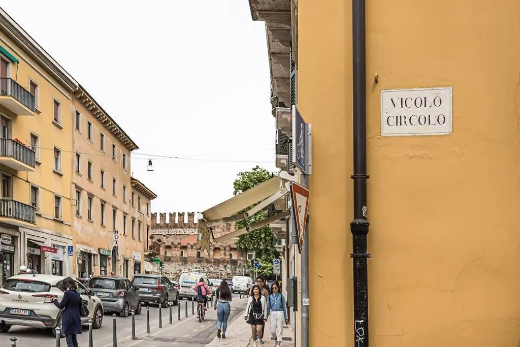 アパート ヴェローナVicolo Circolo @Castelvecchioアパートメント イタリア